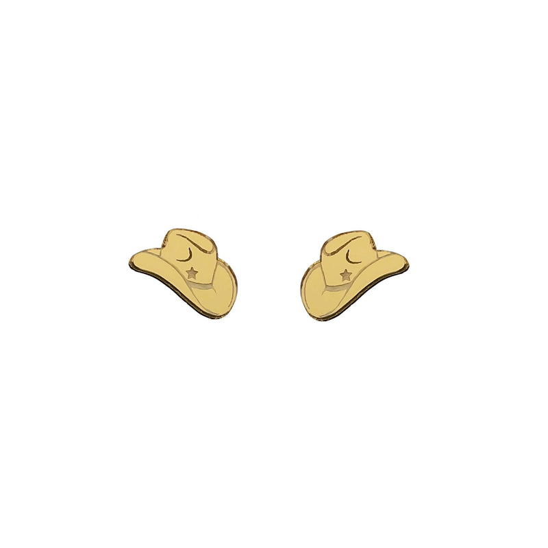 Vinca - Cowboy Hat Earrings