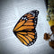 Dark Veinlet - Clear Bookmark - Monarch Butterfly Wing Cottagecore