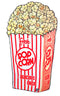 BigMouth Inc - Popcorn Throw Blanket
