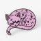 Punky Pins - Mystical Cat Pink Enamel Pin - Limited Edition