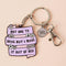 Punky Pins - Not One To Brag But I Made It Out Of Bed Enamel Keyring