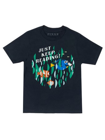 Disney and Pixar's Finding Nemo: Just Keep Reading Kids' T-Shirt