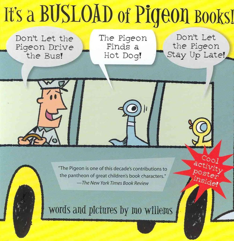 It's a Busload of Pigeon Books!