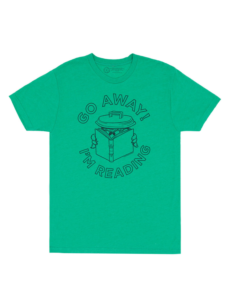 Oscar the Grouch - Go Away I'm Reading Unisex T-Shirt