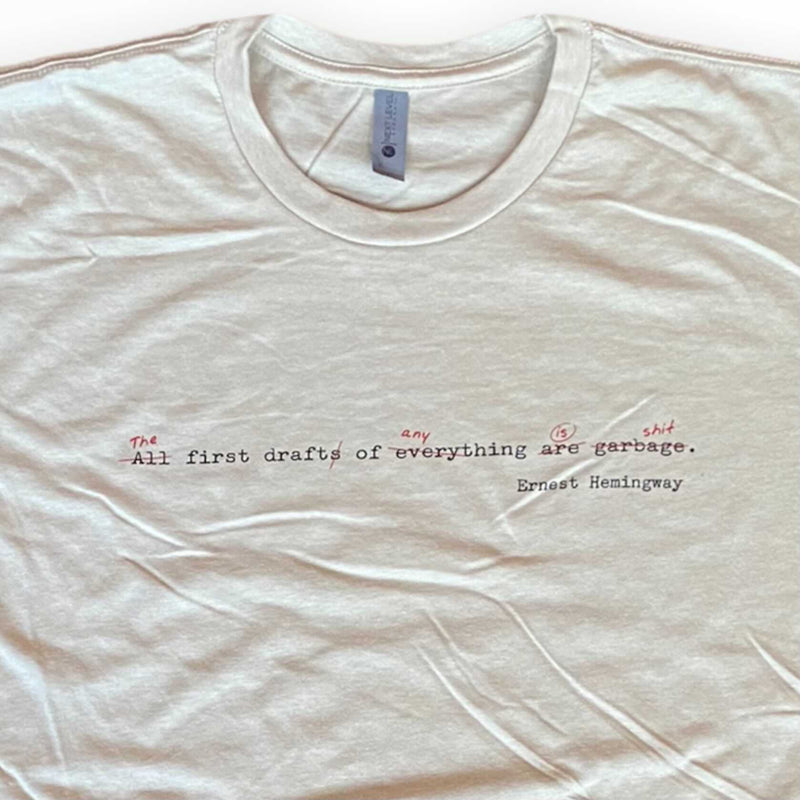 Hemingway Tee – The Painted Porch Bookshop