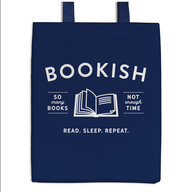 Bookish Canvas Tote Bag