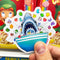 HOLOGRAPHIC STICKER: Lucky Chums (Lucky Charms Shark)