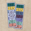 Wildly Enough - A Room Without Books Quote Bookmark