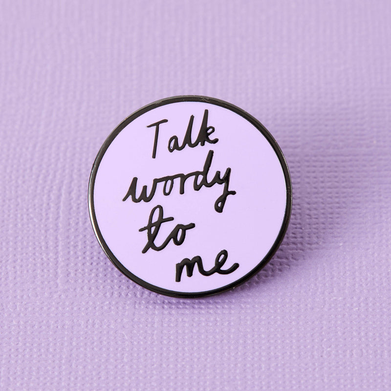 Punky Pins - Talk Wordy To Me Enamel Pin