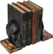 Skull Book Ends Gothic, Lifesize Human, Heavy-Duty Bookends,