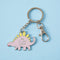 Punky Pins - No Fucks Dinosaur Enamel Keyring