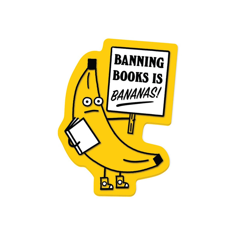 Seltzer Goods - Banana Books Retro Magnet