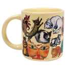 Unemployed Philosophers Guild - Cats of Classical Art Coffee Mug