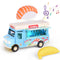 Fun Little Toys - Die-cast Metal Cars Pull Back Vehicle Functional Food Truck