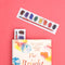 Humdrum Paper - Watercolor Paint Tray Bookmark (it's die cut!)
