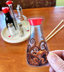 CLEAR STICKER: Soy Saucetopus (octopus in clear bottle)