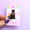 Glitter Punk - Trick or Treat Cat Enamel Pin  - Halloween Collection