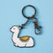 Punky Pins - Baby Llama Enamel Keyring