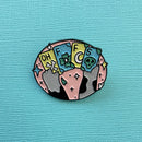 Punky Pins - Kitty Poker Night Enamel Pin