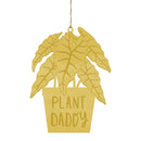 Pineapple Sundays Design Studio - Plant Daddy Brass Ornament