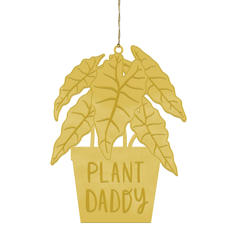 Pineapple Sundays Design Studio - Plant Daddy Brass Ornament