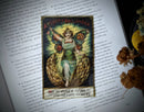Dark Veinlet - Clear Bookmark - Vintage Halloween Fairy Cottagecore