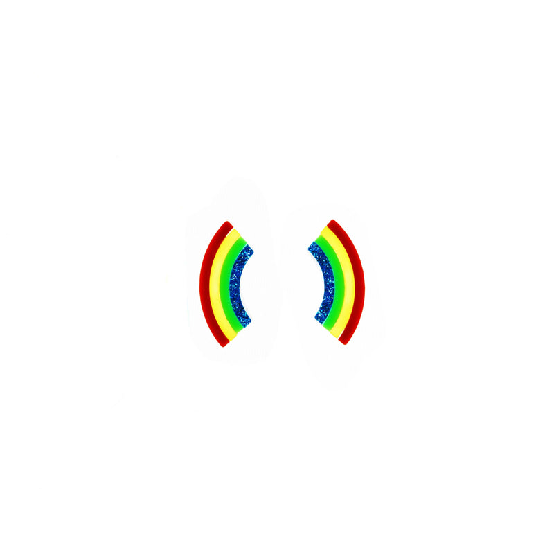 Vinca - Small Rainbow Earrings