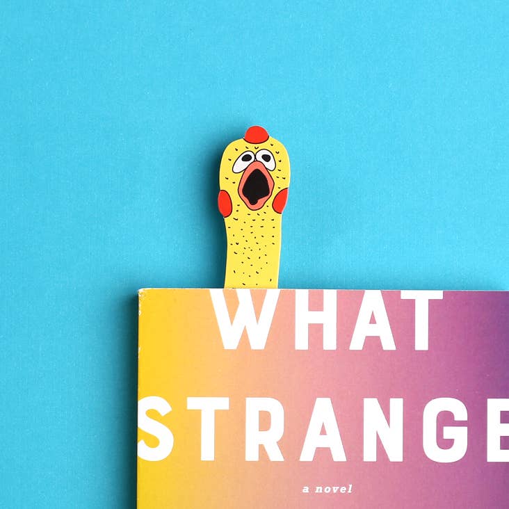 Humdrum Paper - Rubber Chicken Bookmark (it's die cut!)