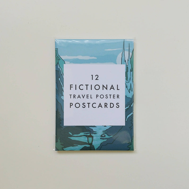 Bookishly - Fictional Travel Postcard Set - Twelve Pack