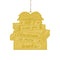 Pineapple Sundays Design Studio - Stacked Books Brass Ornament