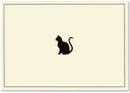 Note Card Black Cat