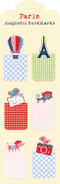 Paris Magnetic Bookmarks